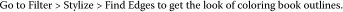 Go to Filter > Stylize